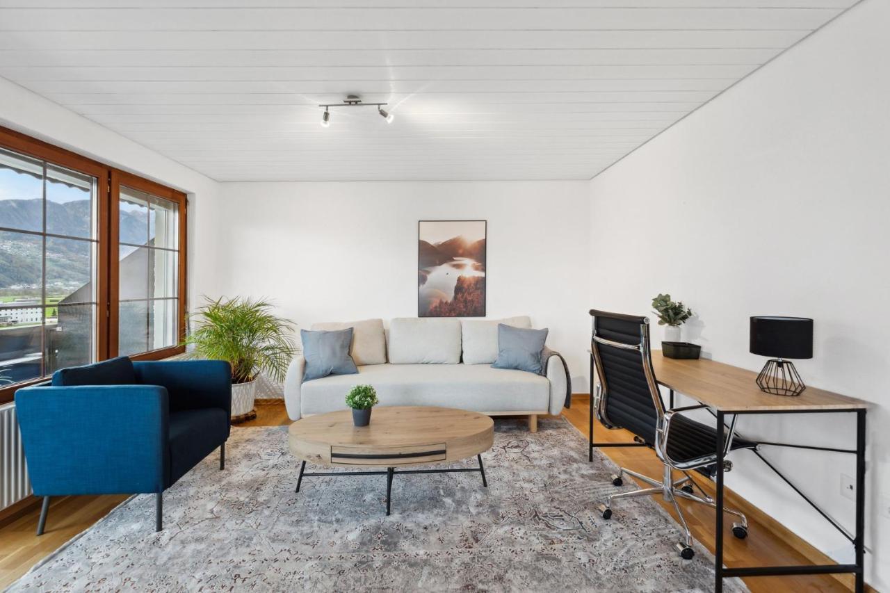 Sonniges Apartment Mit Traumhaftem Bergblick Buchs  Dış mekan fotoğraf